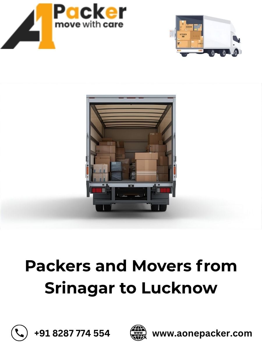 Packers and Movers from Srinagar to Lucknow