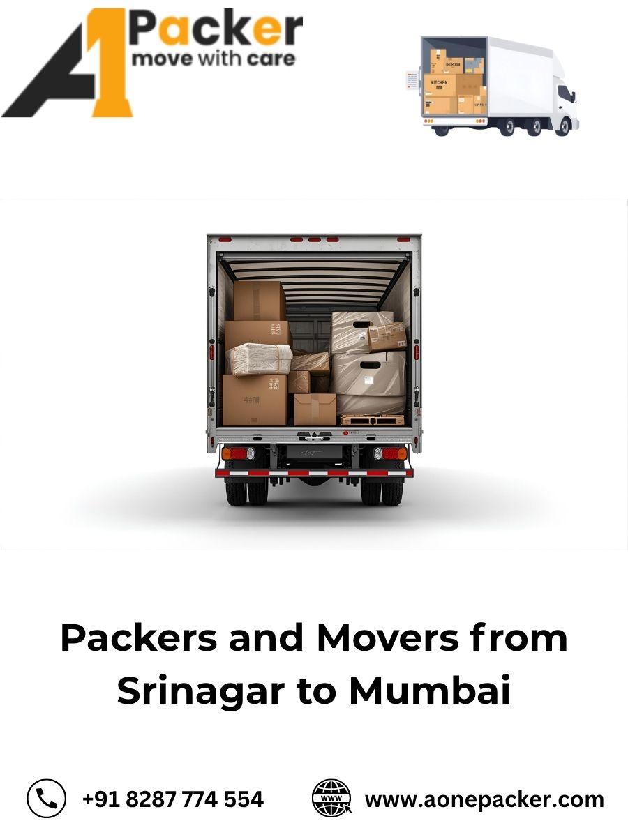 Packers and Movers from Srinagar to Mumbai