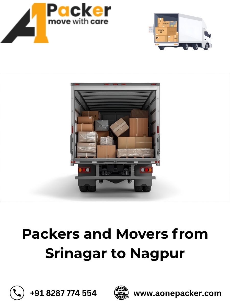 Packers and Movers from Srinagar to Nagpur
