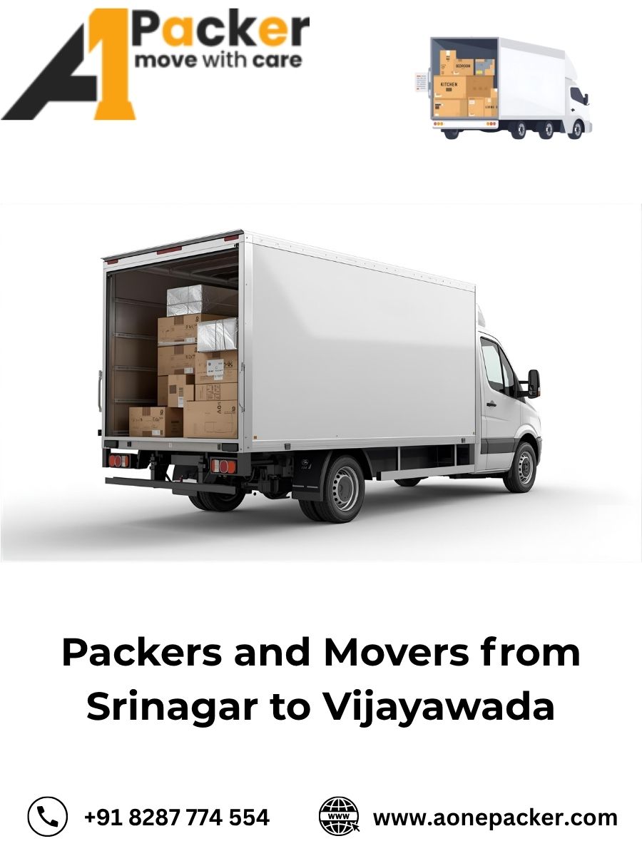 Packers and Movers from Srinagar to Vijayawada