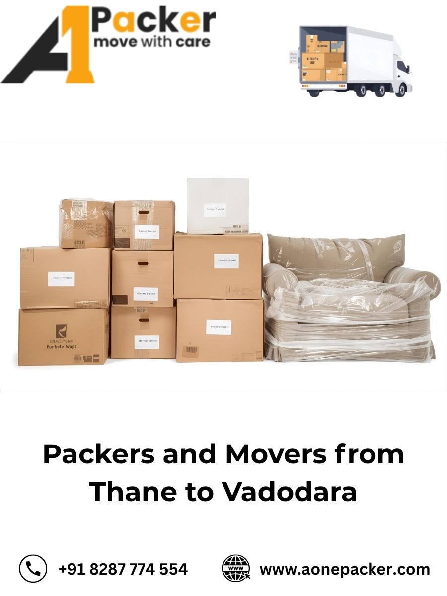 Packers and Movers from Thane to Vadodara