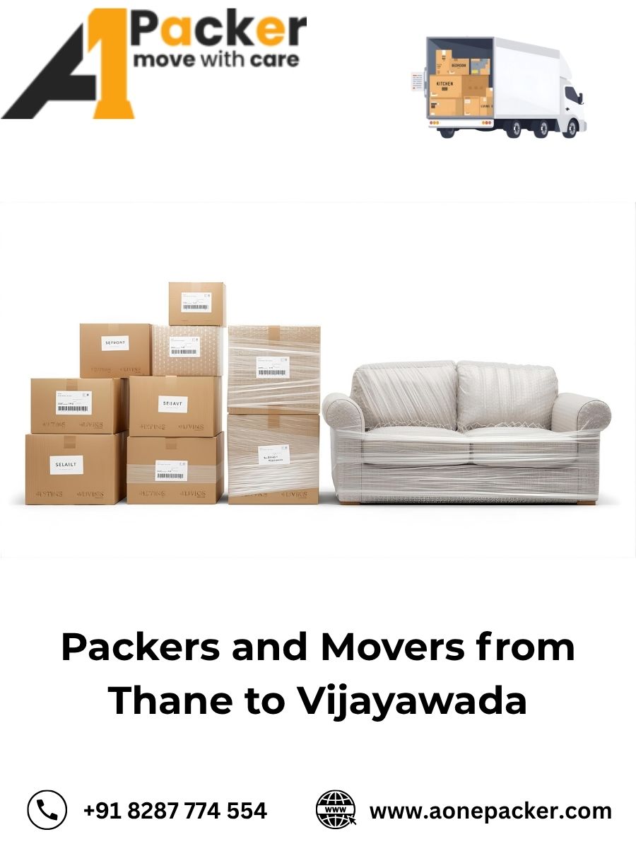Packers and Movers from Thane to Vijayawada