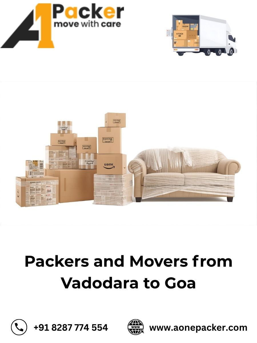 Packers and Movers from Vadodara to Goa