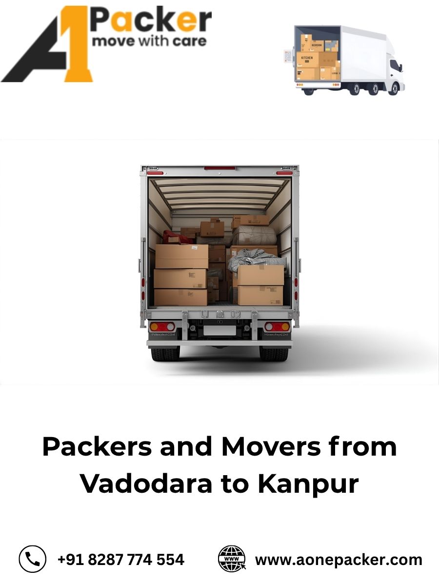 Packers and Movers from Vadodara to Kanpur