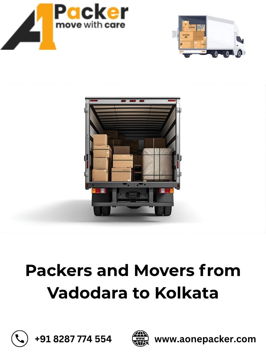 Packers and Movers from Vadodara to Kolkata