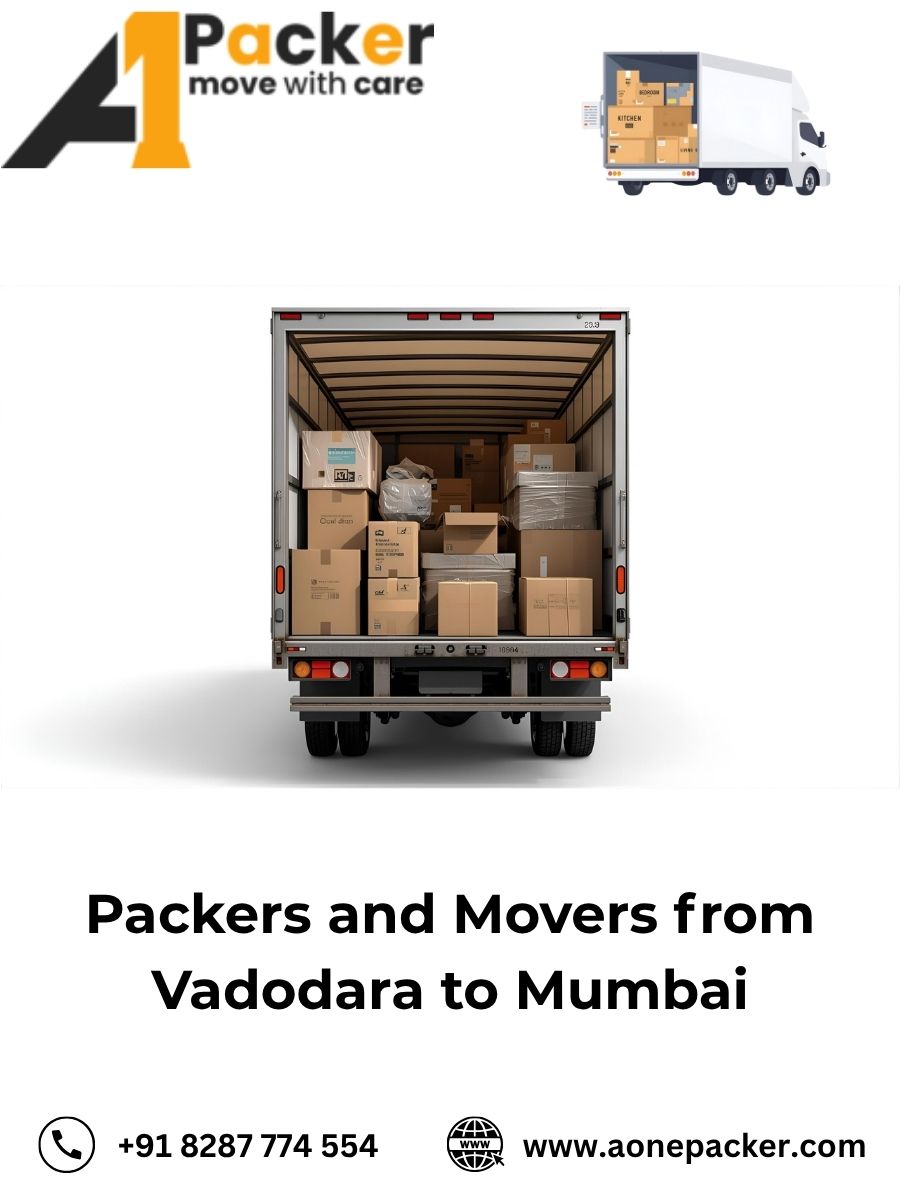 Packers and Movers from Vadodara to Mumbai