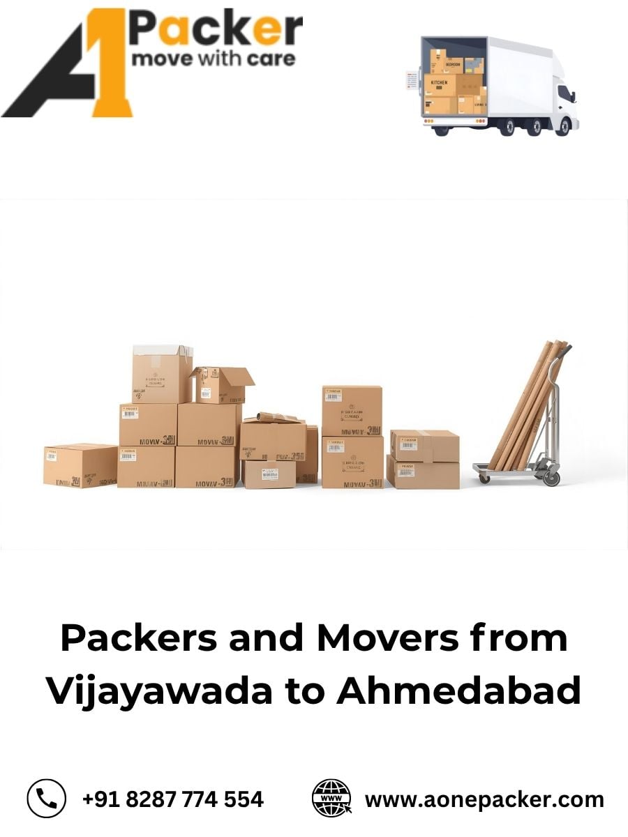 Packers and Movers from Vijayawada to Ahmedabad