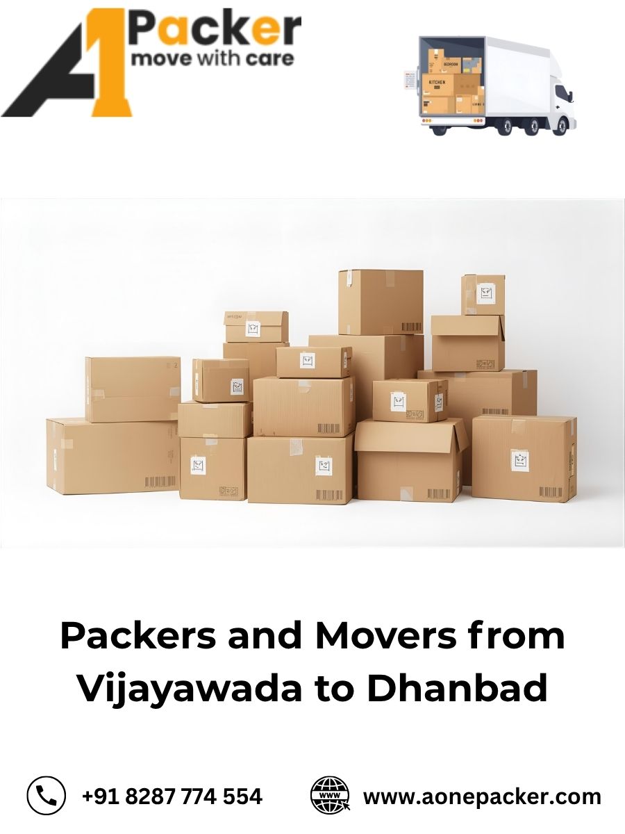 Packers and Movers from Vijayawada to Dhanbad