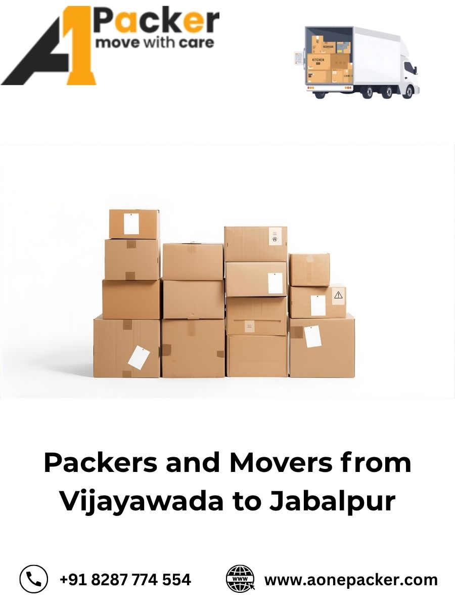 Packers and Movers from Vijayawada to Jabalpur