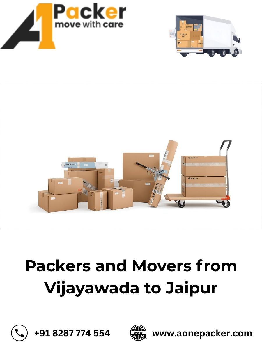 Packers and Movers from Vijayawada to Jaipur