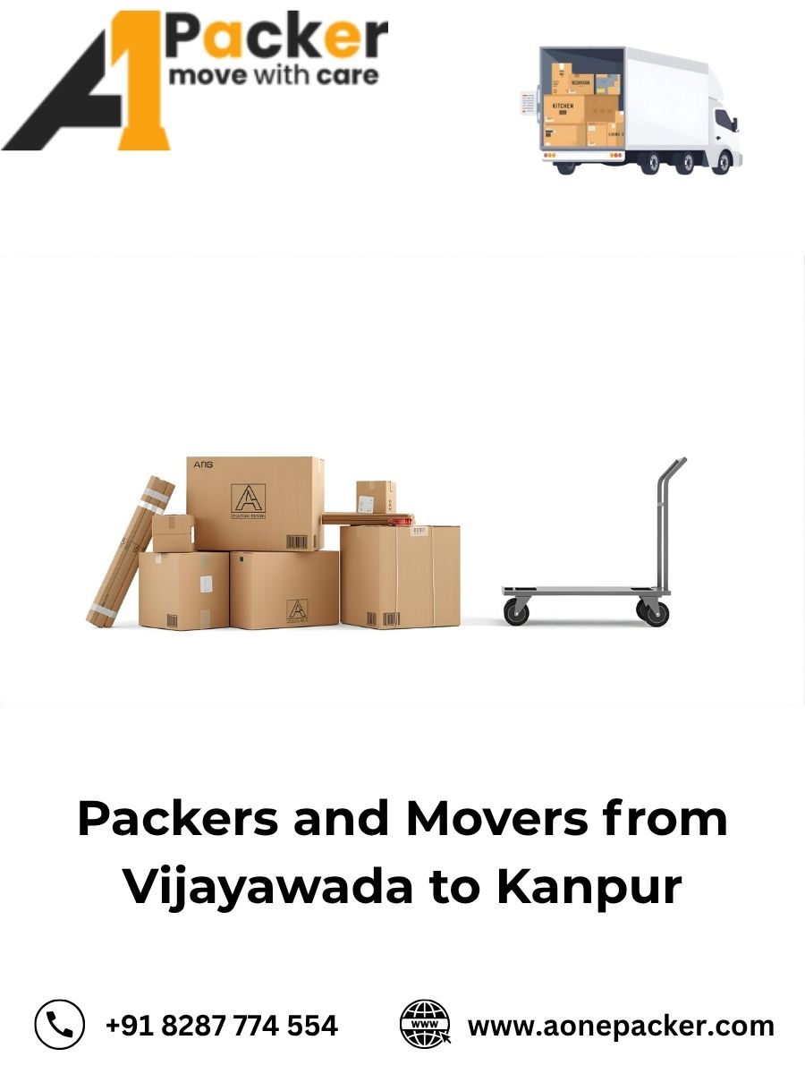 Packers and Movers from Vijayawada to Kanpur
