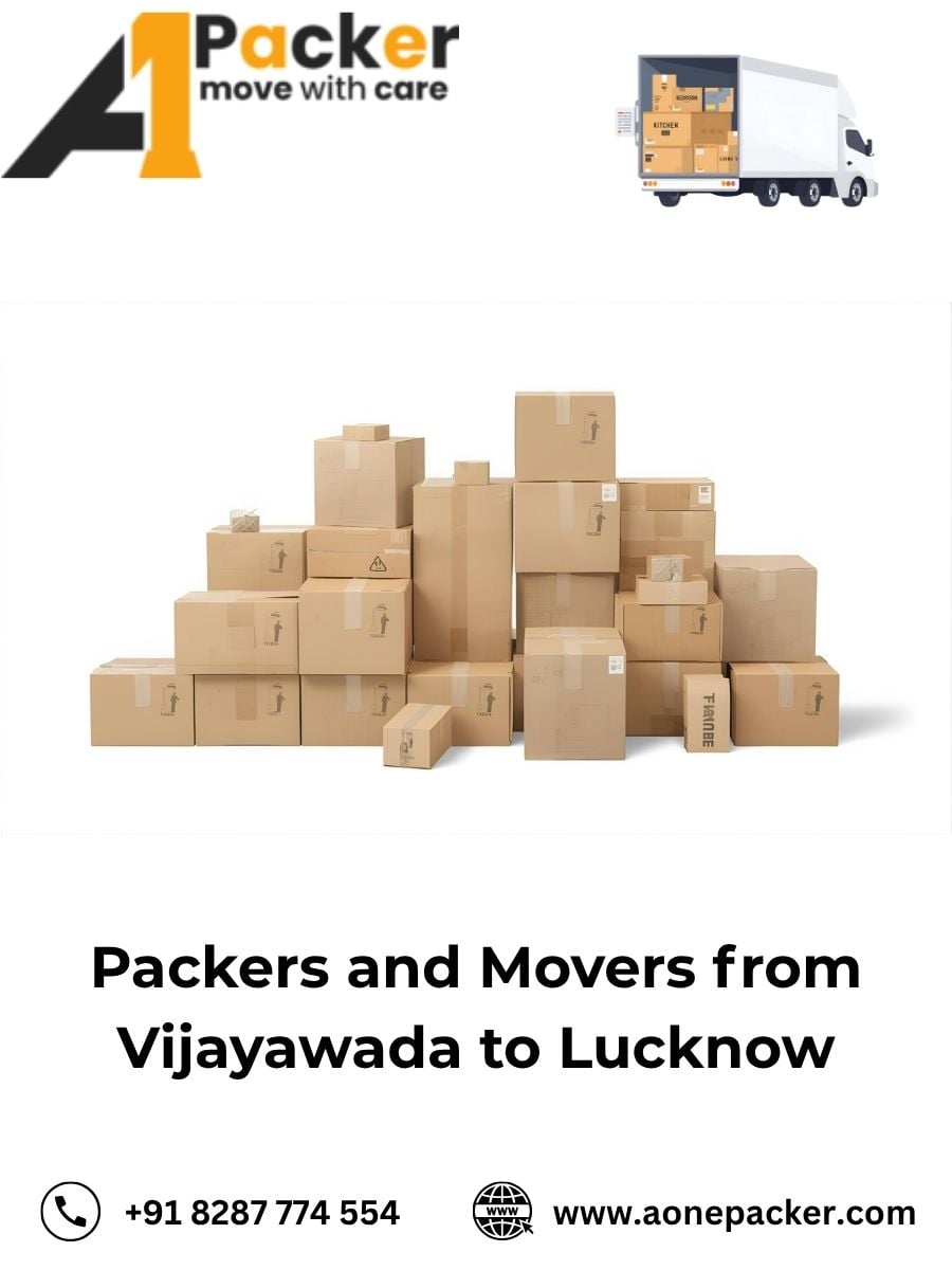 Packers and Movers from Vijayawada to Lucknow