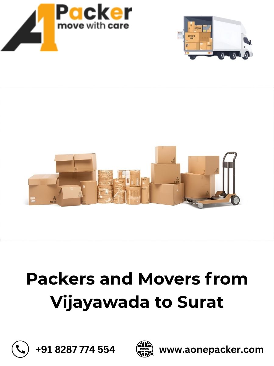 Packers and Movers from Vijayawada to Surat
