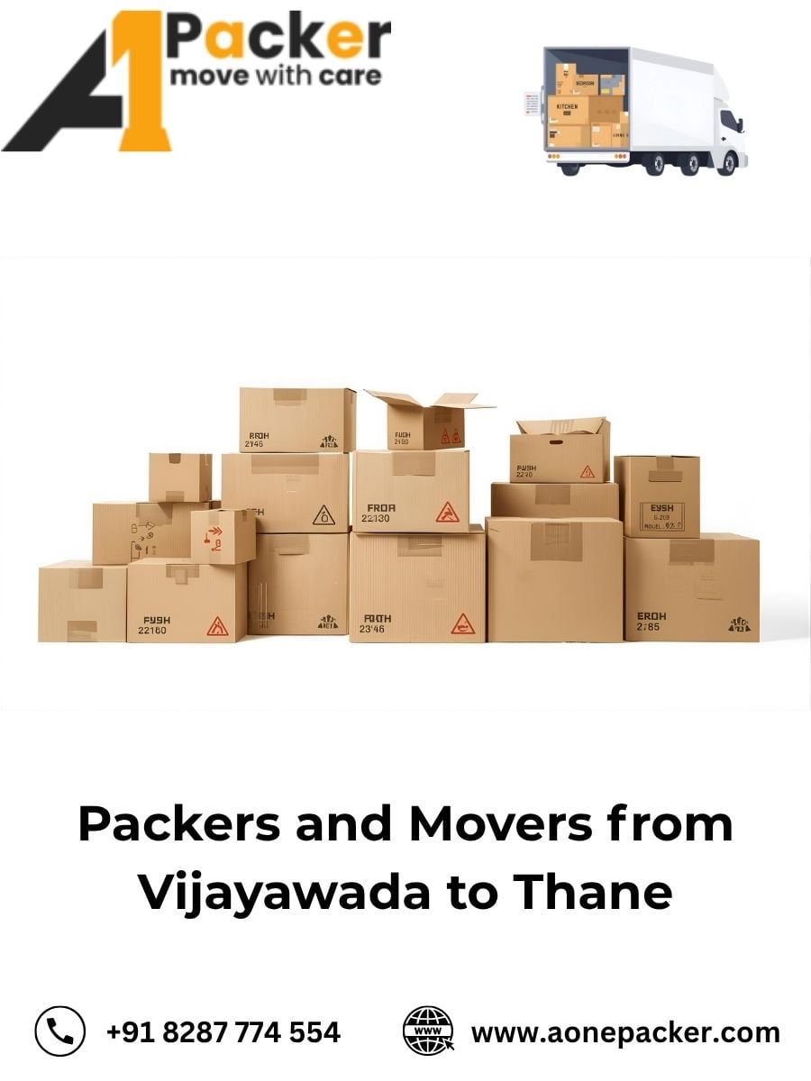 Packers and Movers from Vijayawada to Thane