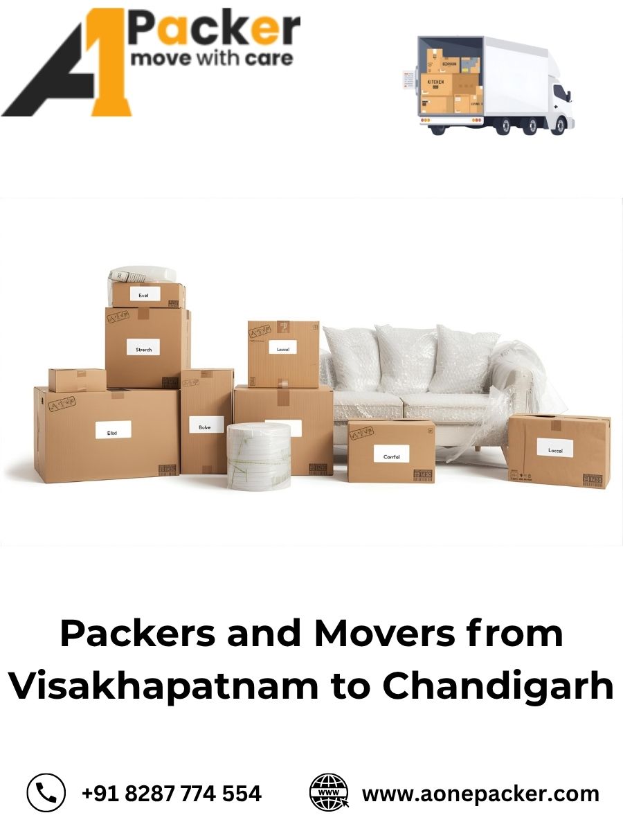Packers and Movers from Visakhapatnam to Chandigarh