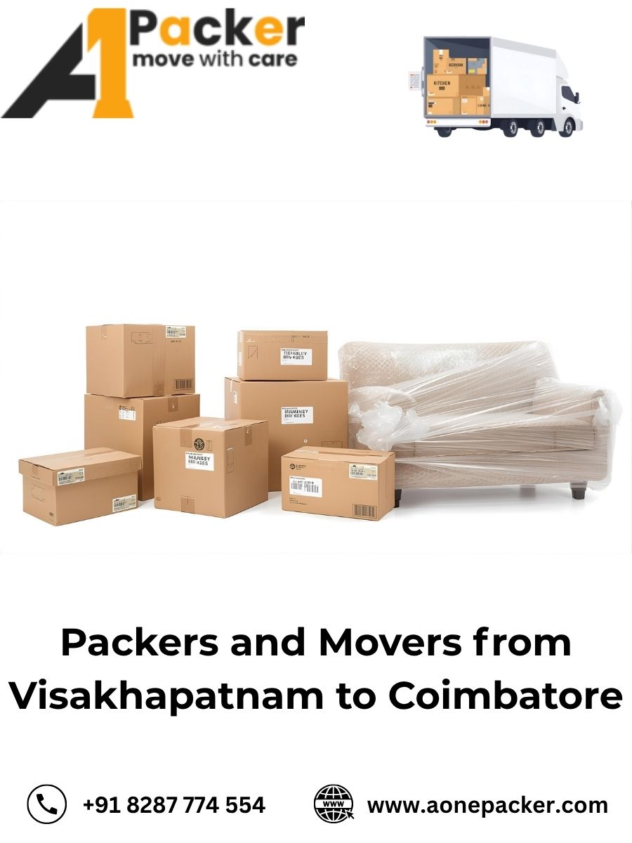 Packers and Movers from Visakhapatnam to Coimbatore