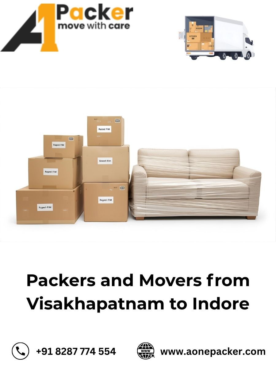 Packers and Movers from Visakhapatnam to Indore