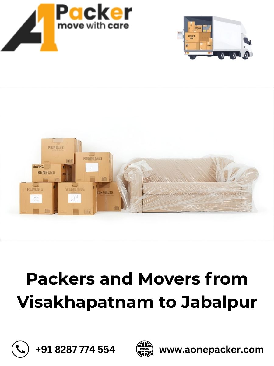 Packers and Movers from Visakhapatnam to Jabalpur
