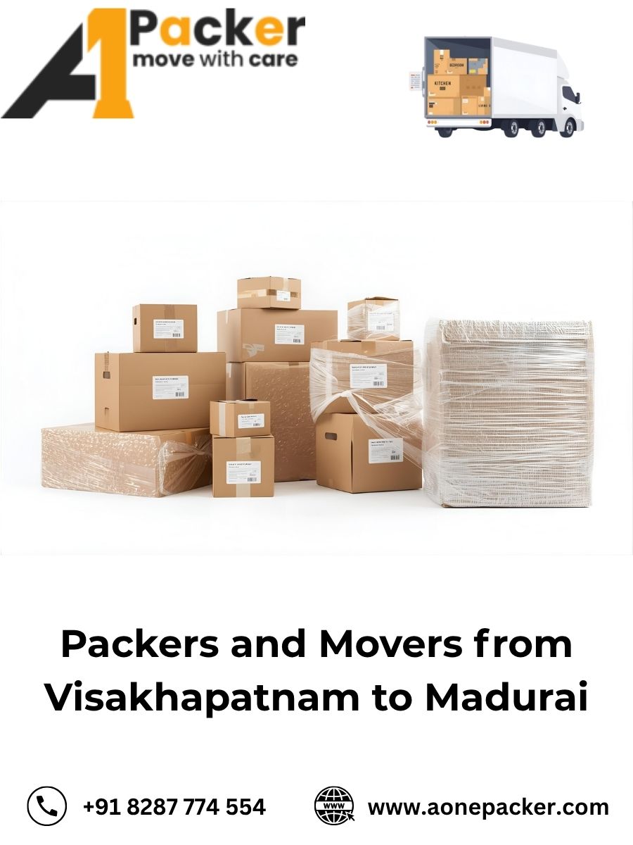 Packers and Movers from Visakhapatnam to Madurai