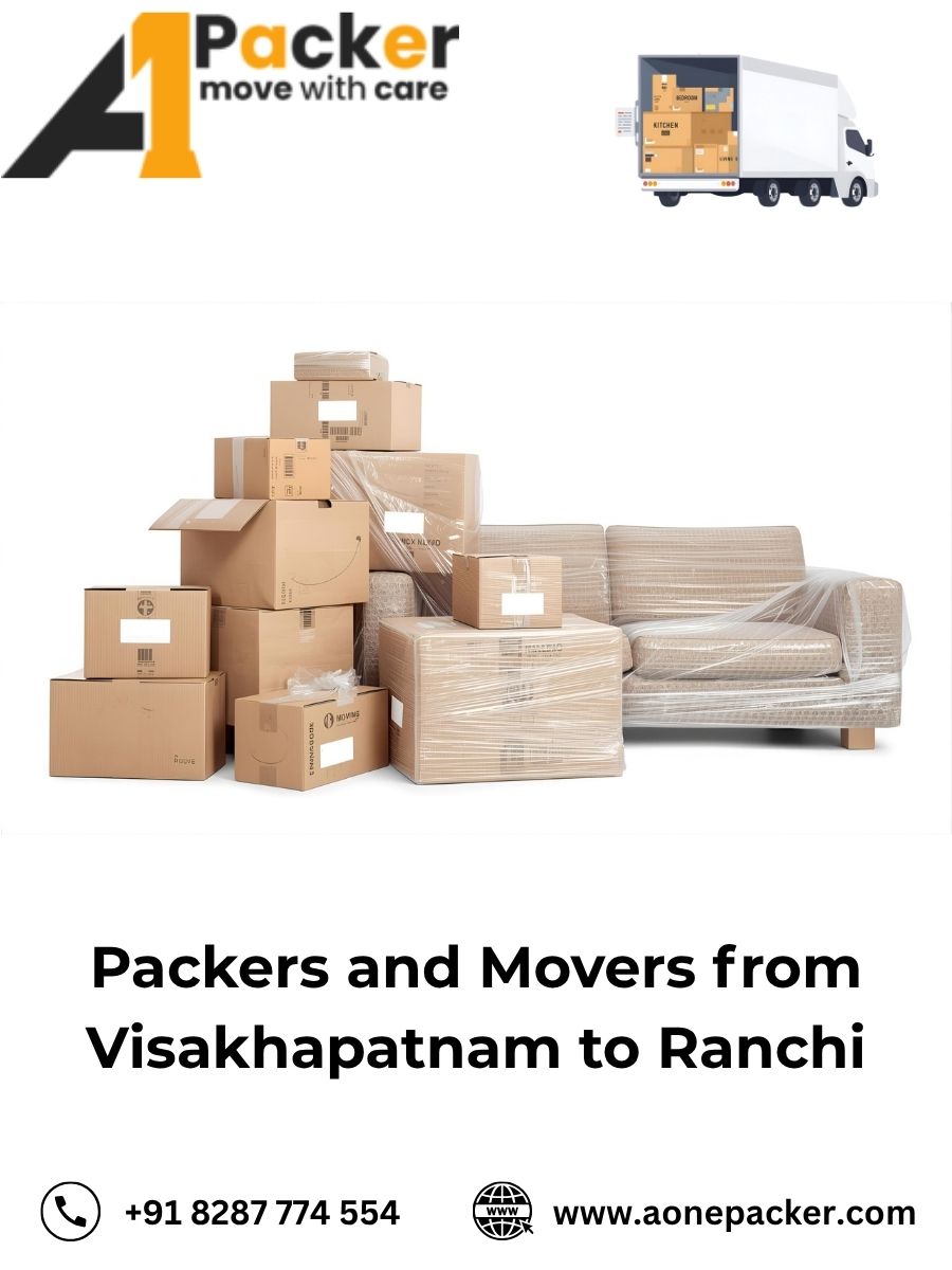 Packers and Movers from Visakhapatnam to Ranchi