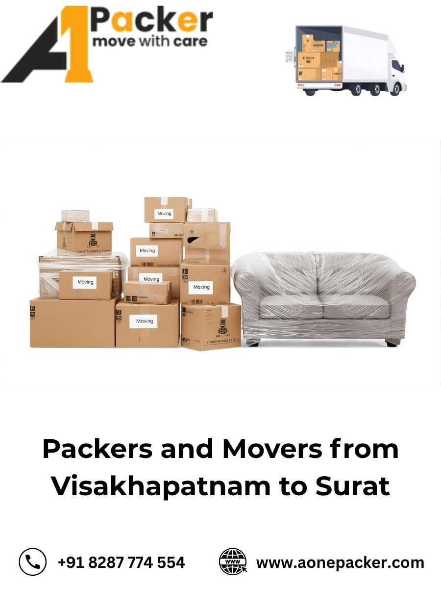 Packers and Movers from Visakhapatnam to Surat